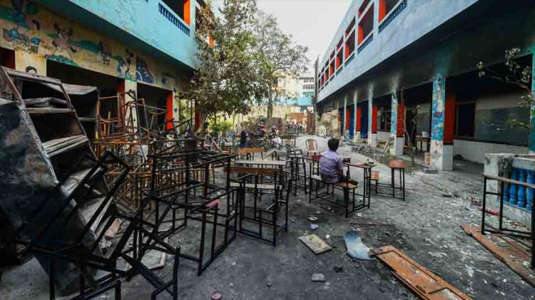 Delhi unrest: 1,880 distress calls on Sunday, 50 arrested, say police